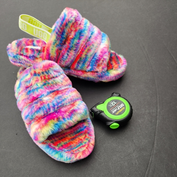 NWT Ugg Fluff Yeah Pixelate slippers - Picture 4 of 7